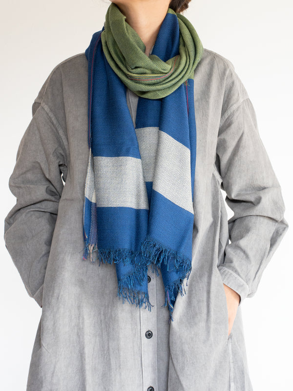 STANDARD / THREE-TONE MERINO WOOL SHAWL