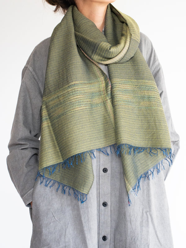 SMALL / DOUBLE FACED MERINO WOOL SCARF