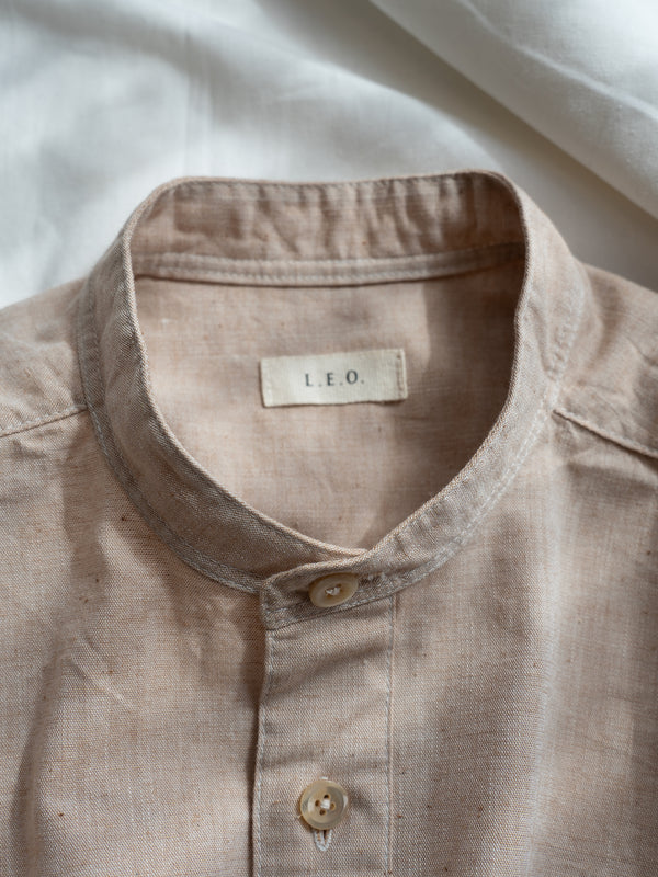 UNISEX BROWN ORGANIC COTTON SHIRT