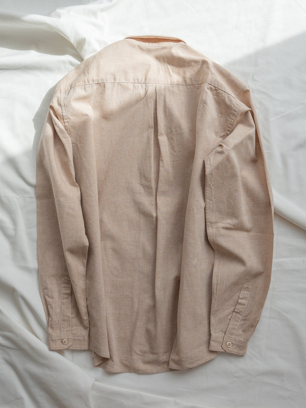UNISEX BROWN ORGANIC COTTON SHIRT