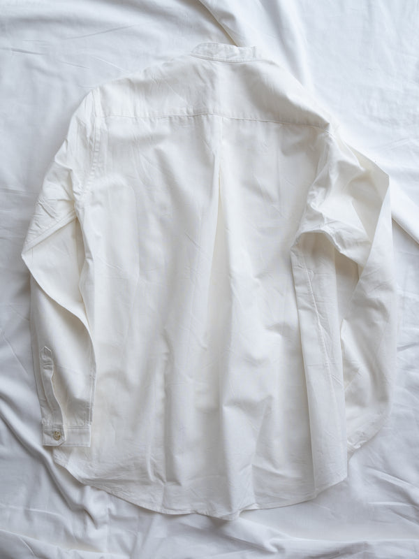 UNISEX STAND COLLAR SHIRT - LINEN