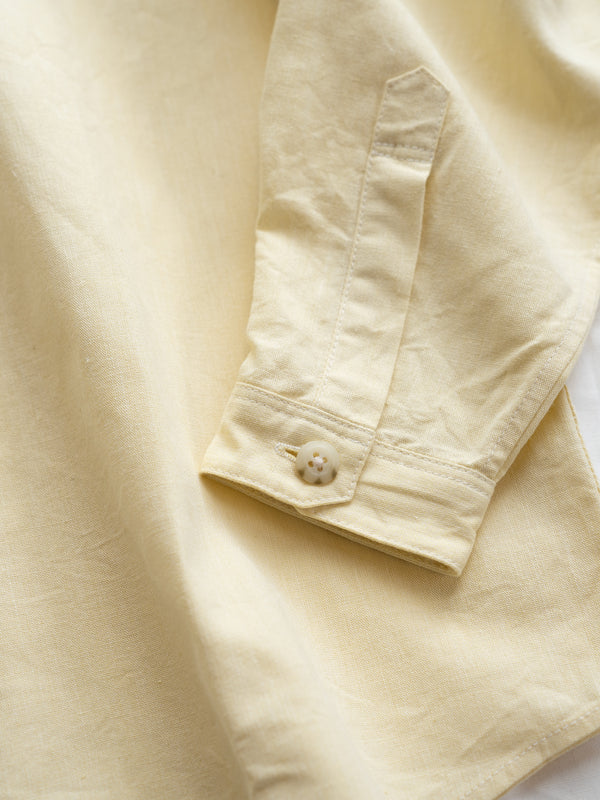 UNISEX STAND COLLAR SHIRT - LINEN