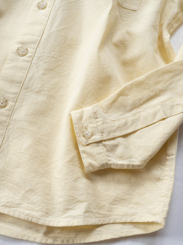 UNISEX REGULAR COLLAR SHIRT - LINEN