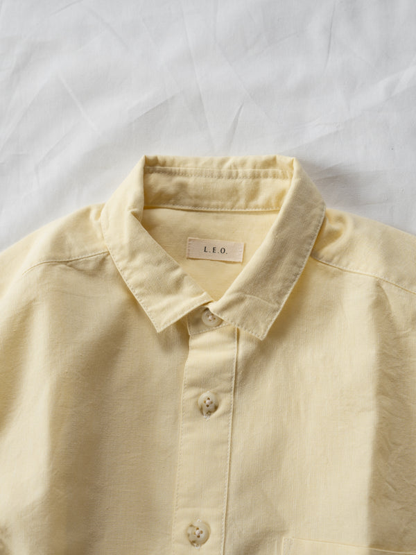 UNISEX REGULAR COLLAR SHIRT - LINEN
