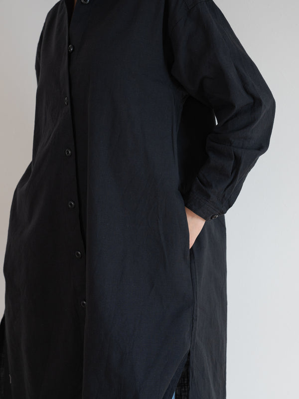 WOMEN’S SHIRT DRESS - BLACK