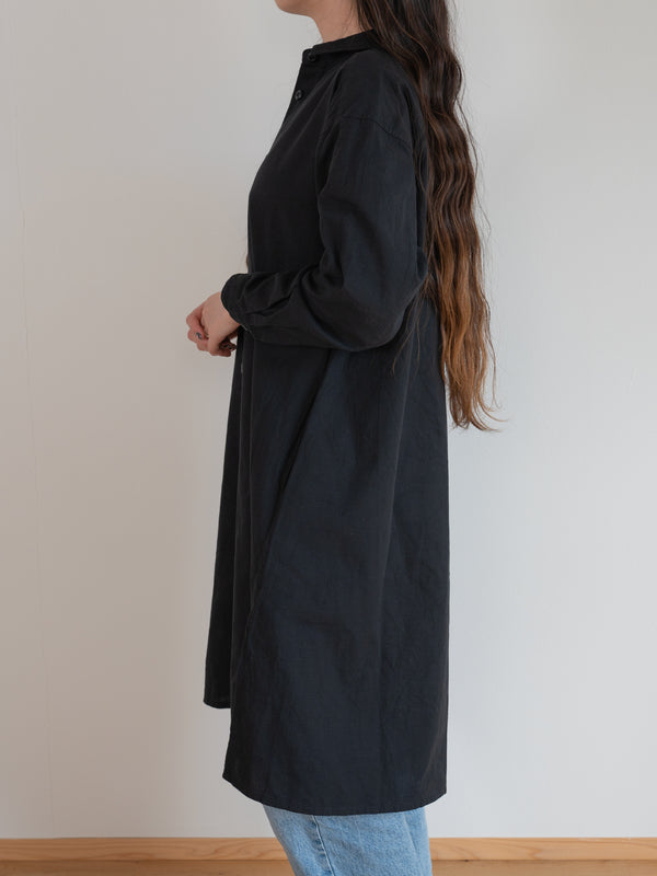 WOMEN’S SHIRT DRESS - BLACK