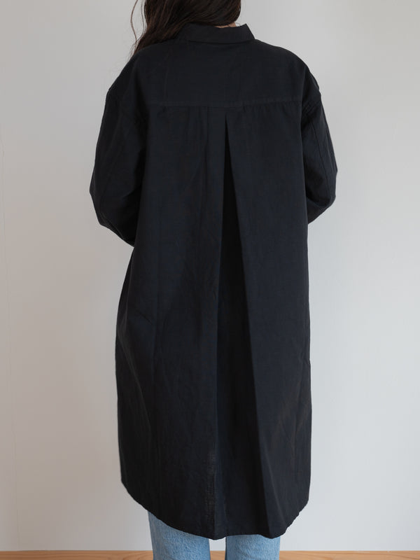 WOMEN’S SHIRT DRESS - BLACK