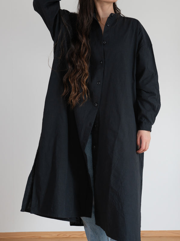 WOMEN’S SHIRT DRESS - BLACK