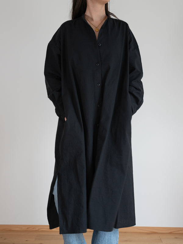 WOMEN’S SHIRT DRESS - BLACK