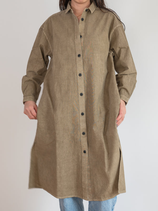 WOMEN’S SHIRT DRESS - BENGARA DYED