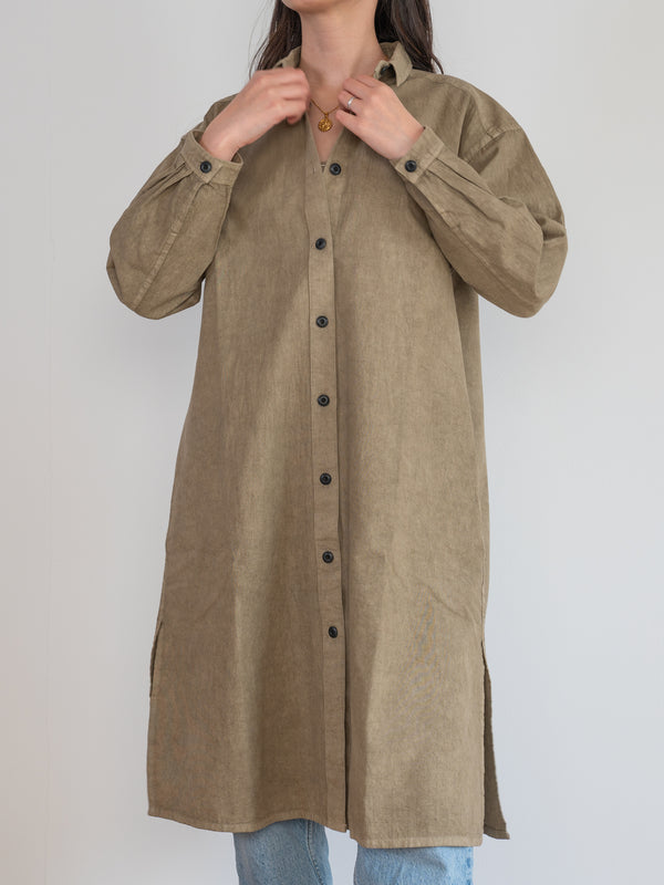 WOMEN’S SHIRT DRESS - BENGARA DYED