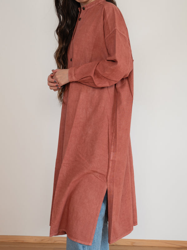WOMEN’S SHIRT DRESS - BENGARA DYED