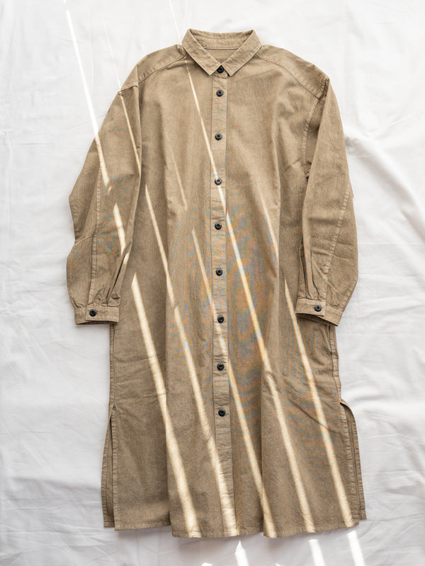WOMEN’S SHIRT DRESS - BENGARA DYED