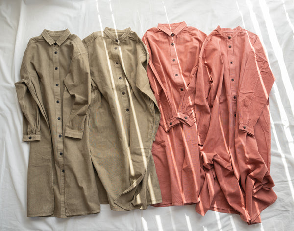 WOMEN’S SHIRT DRESS - BENGARA DYED
