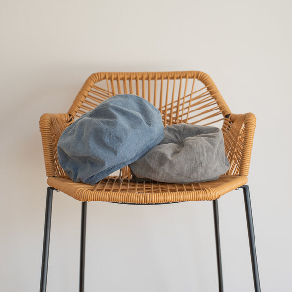 BERET - INDIGO, SOOT DYED