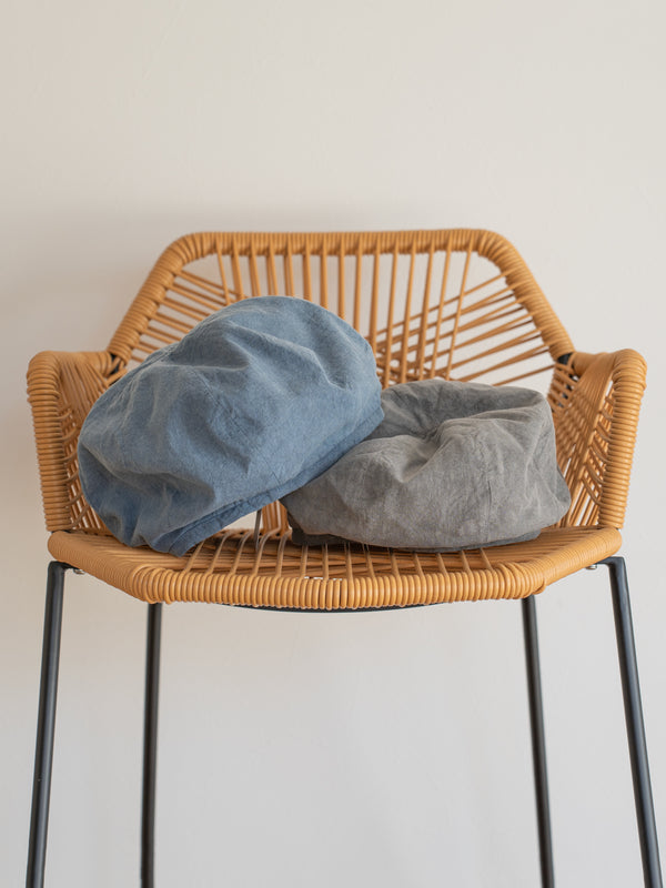 BERET - INDIGO, SOOT DYED