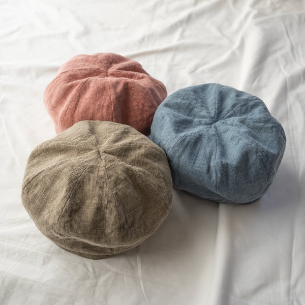 BENGALA DYE BERET / ORGANIC COTTON