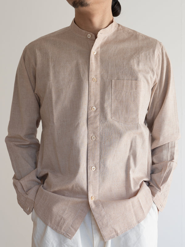 UNISEX BROWN ORGANIC COTTON SHIRT