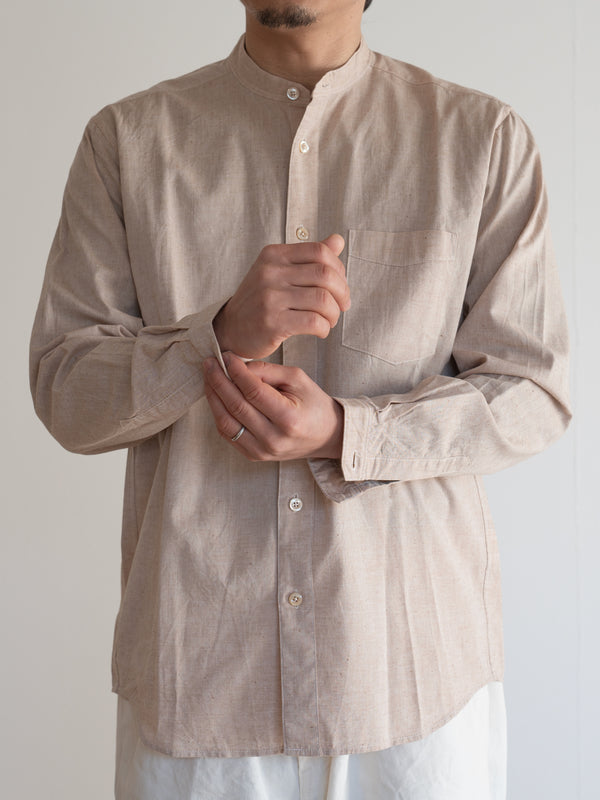 UNISEX BROWN ORGANIC COTTON SHIRT