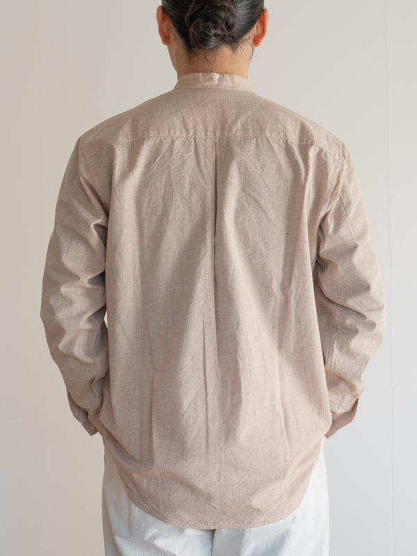 UNISEX BROWN ORGANIC COTTON SHIRT