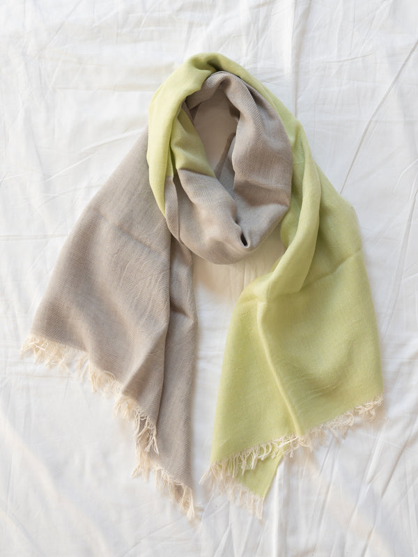 STANDARD / TWO-TONE LINEN SHAWL