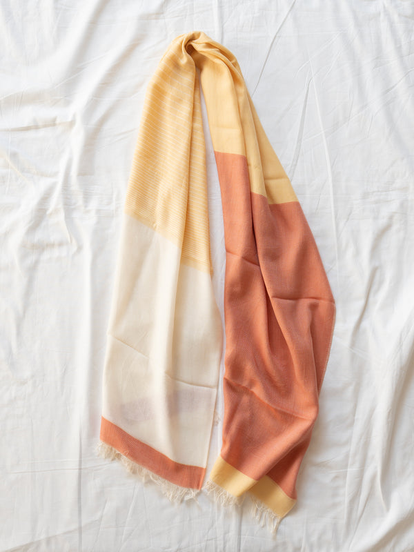 STANDARD / GRADIENT WEAVE COTTON SHAWL