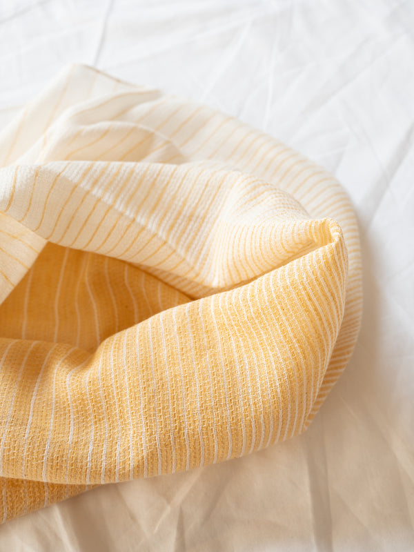 SMALL / ORGANIC COTTON STOLE - BENGARA-DYED