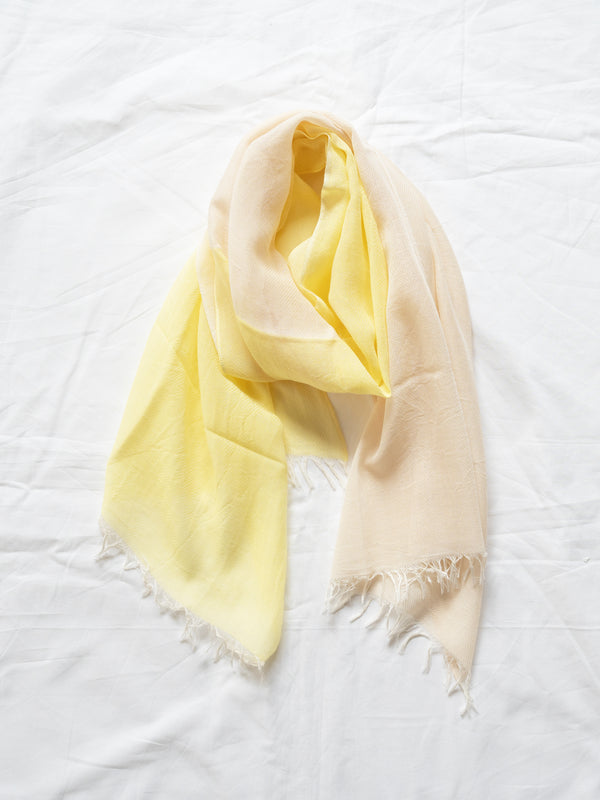 MINI / TWO-TONE ORGANIC COTTON SCARF