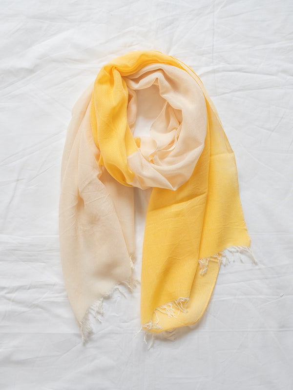 MINI / TWO-TONE ORGANIC COTTON SCARF