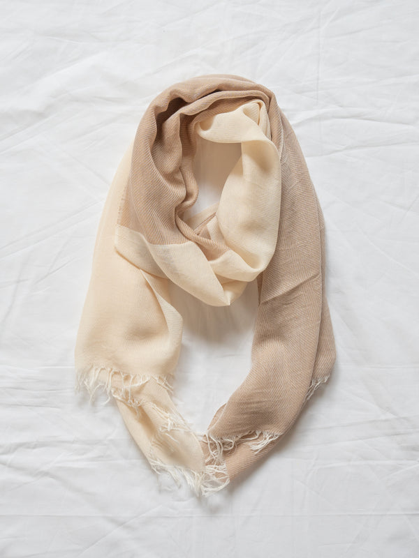 MINI / TWO-TONE ORGANIC COTTON SCARF