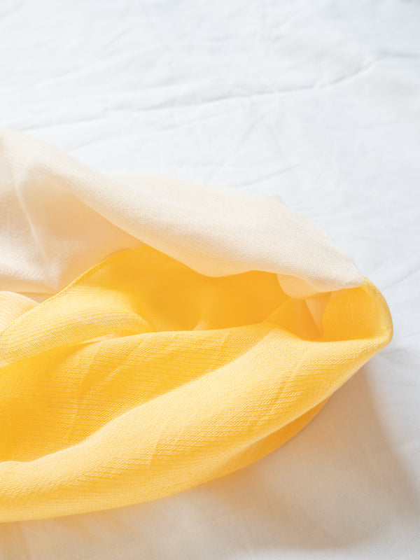 MINI / TWO-TONE ORGANIC COTTON SCARF