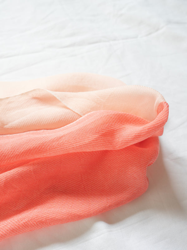 MINI / TWO-TONE ORGANIC COTTON SCARF