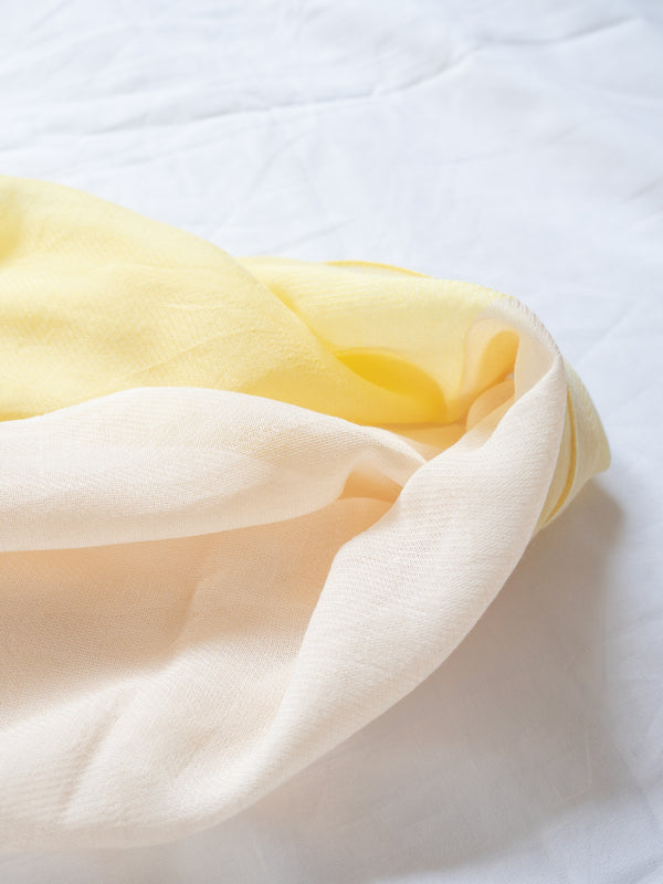 MINI / TWO-TONE ORGANIC COTTON SCARF