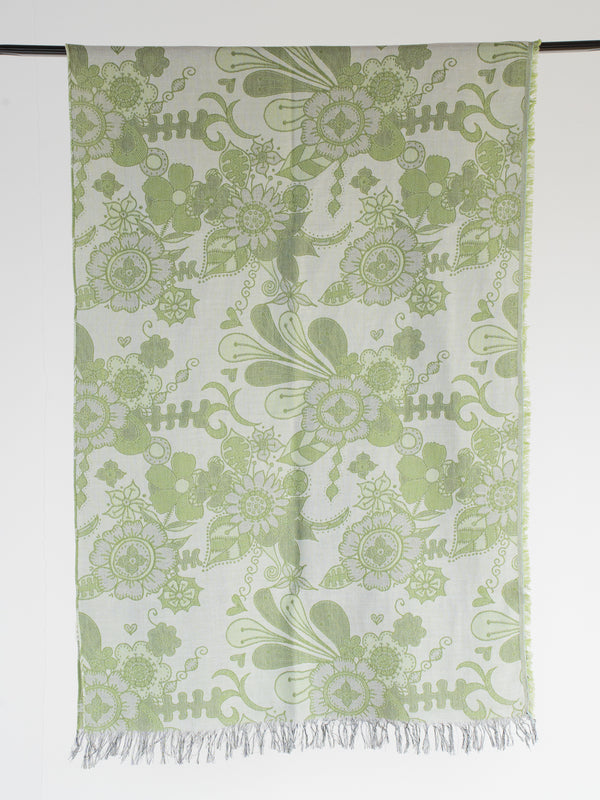 STANDARD / FLOWER COTTON SCARF