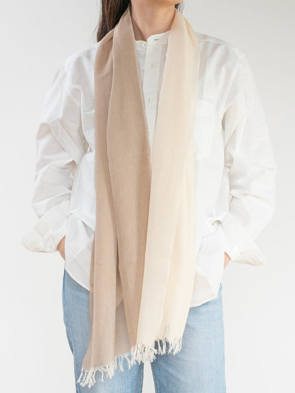 MINI / TWO-TONE ORGANIC COTTON SCARF