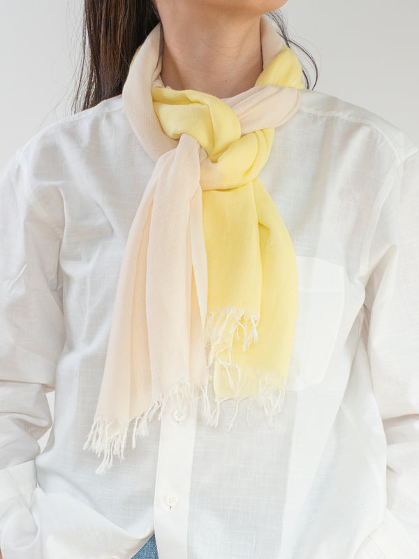 MINI / TWO-TONE ORGANIC COTTON SCARF