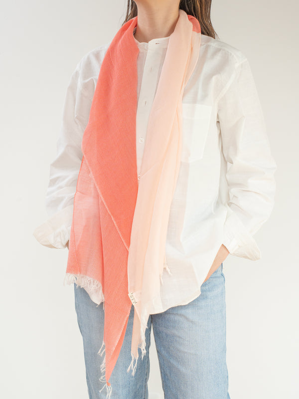 MINI / TWO-TONE ORGANIC COTTON SCARF