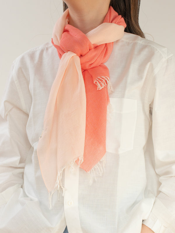 MINI / TWO-TONE ORGANIC COTTON SCARF
