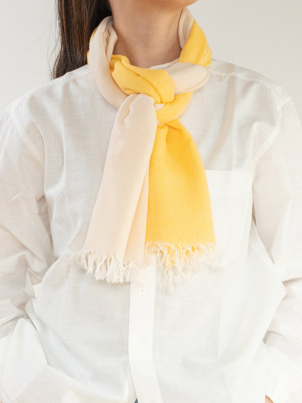 MINI / TWO-TONE ORGANIC COTTON SCARF