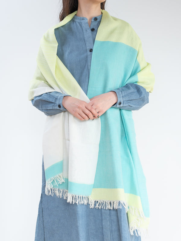 STANDARD / GRADIENT WEAVE COTTON SHAWL