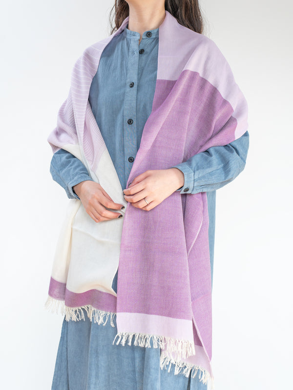STANDARD / GRADIENT WEAVE COTTON SHAWL