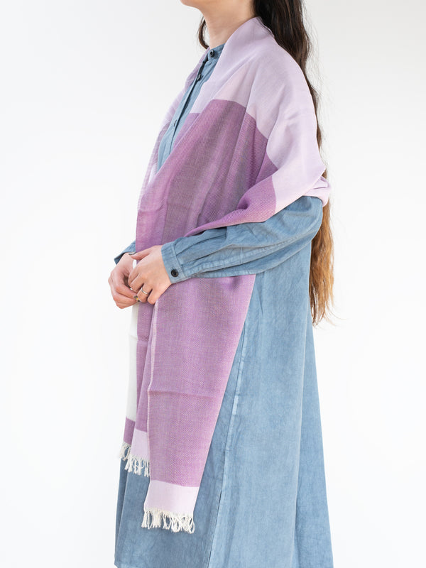 STANDARD / GRADIENT WEAVE COTTON SHAWL