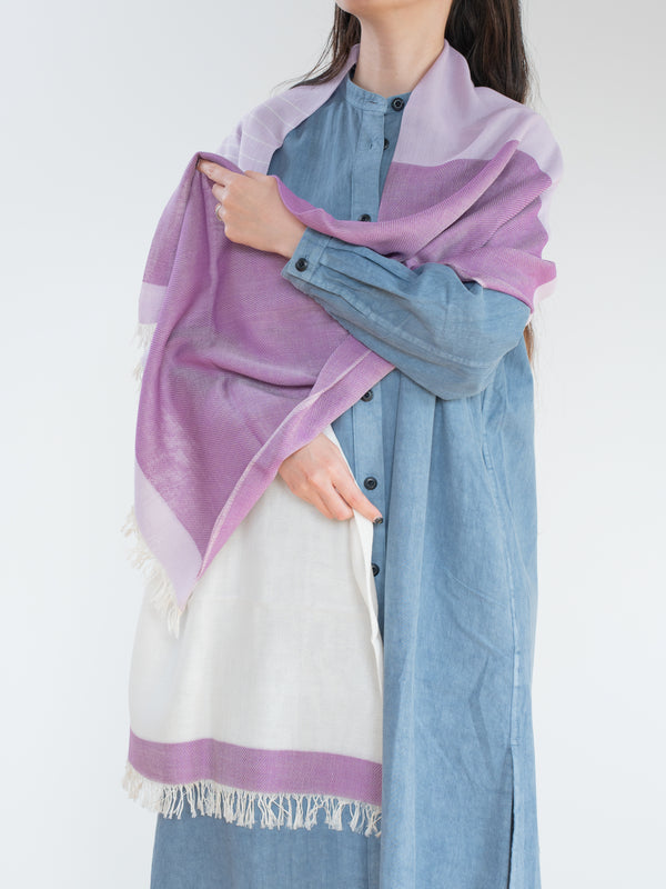 STANDARD / GRADIENT WEAVE COTTON SHAWL
