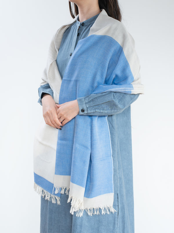 STANDARD / GRADIENT WEAVE COTTON SHAWL