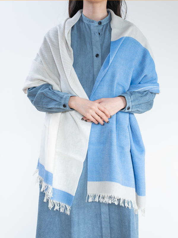 STANDARD / GRADIENT WEAVE COTTON SHAWL