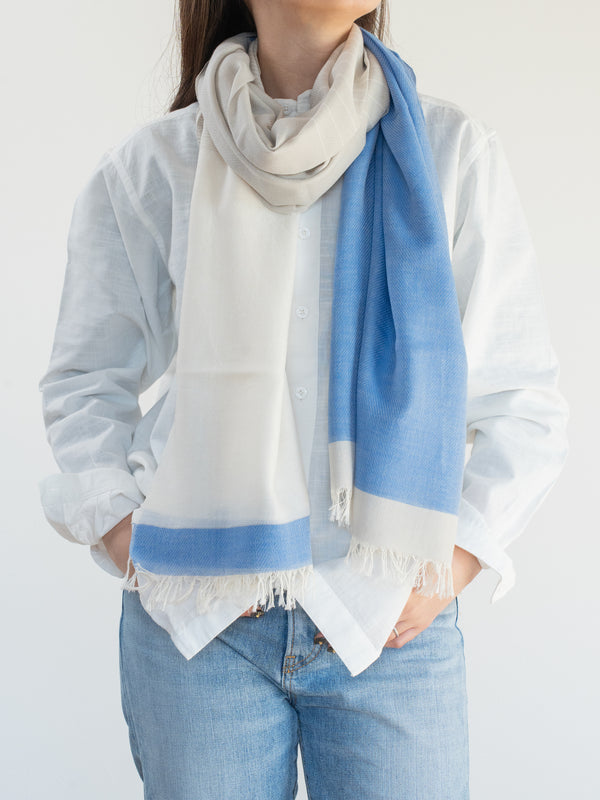 STANDARD / GRADIENT WEAVE COTTON SHAWL