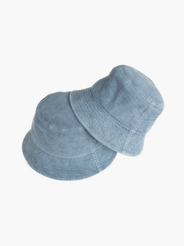 BUCKET HAT - INDIGO-DYE