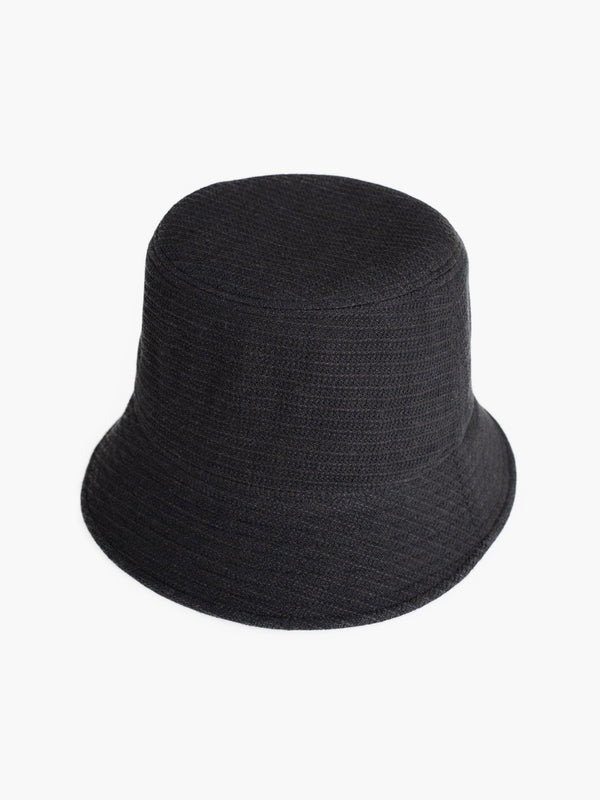 BUCKET HAT - BLACK(WAFFLE)