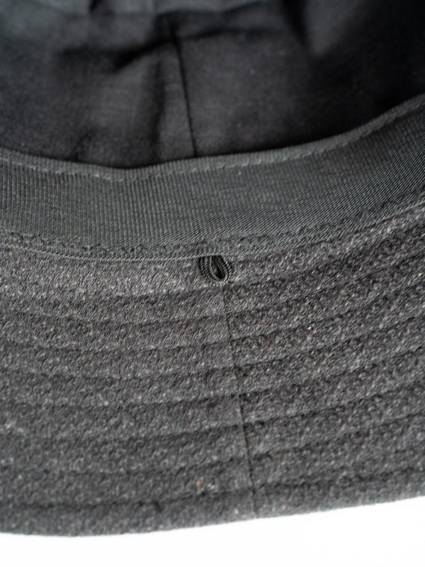 BUCKET HAT - BLACK(WAFFLE)