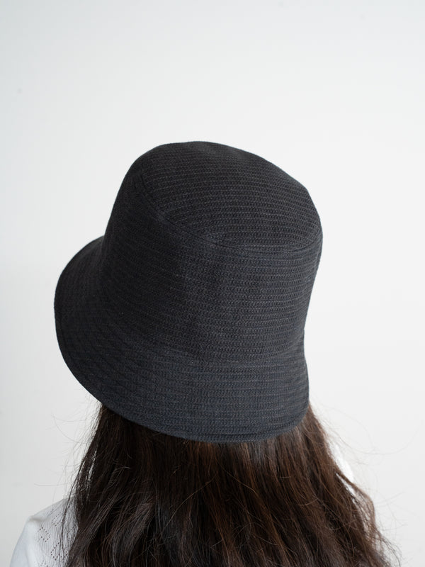 BUCKET HAT - BLACK(WAFFLE)